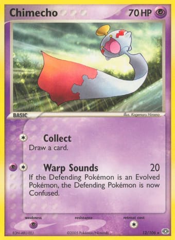 Chimecho EX Emerald Pokemon Card