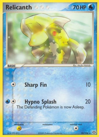 Relicanth EX Emerald Pokemon Card
