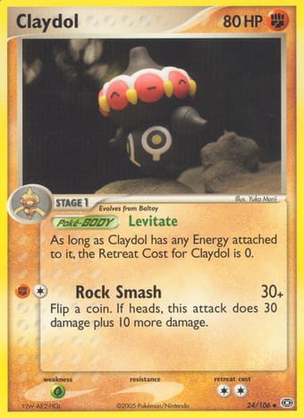 Claydol EX Emerald Pokemon Card