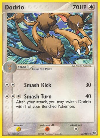 Dodrio EX Emerald Pokemon Card