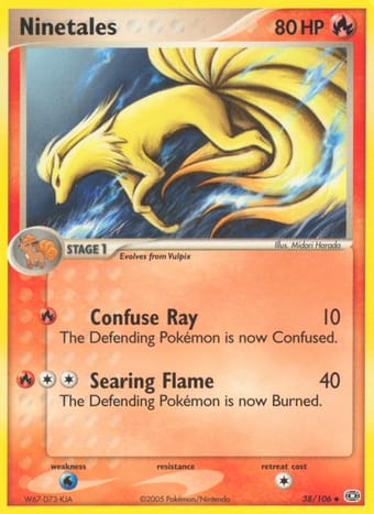 Ninetales EX Emerald Pokemon Card