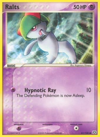 Ralts EX Emerald Pokemon Card