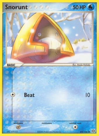 Snorunt EX Emerald Pokemon Card