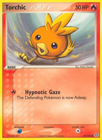 Torchic EX Emerald Pokemon Card