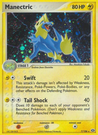 Manectric EX Emerald Pokemon Card