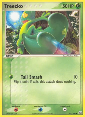 Treecko EX Emerald Pokemon Card