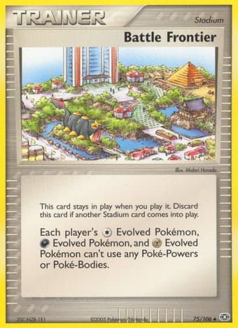 Battle Frontier EX Emerald Pokemon Card