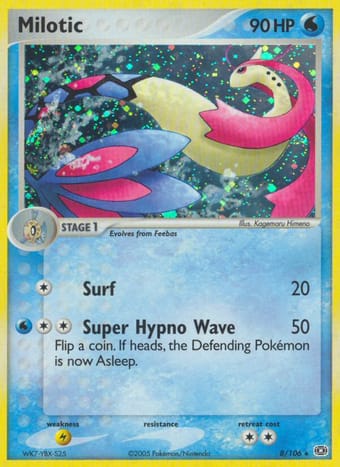 Milotic EX Emerald Pokemon Card