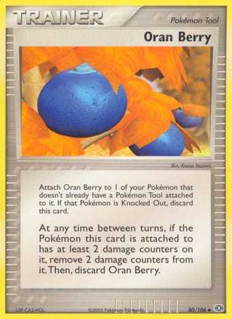 Oran Berry EX Emerald Pokemon Card
