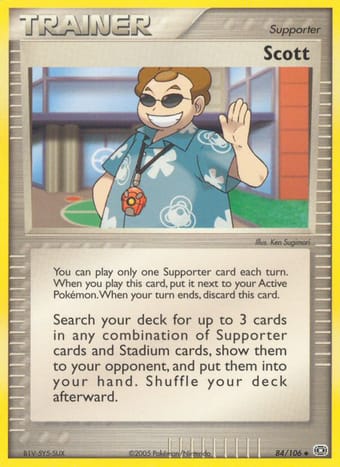Scott EX Emerald Pokemon Card
