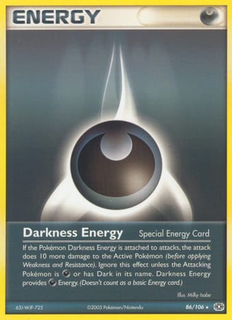 Darkness Energy EX Emerald Pokemon Card