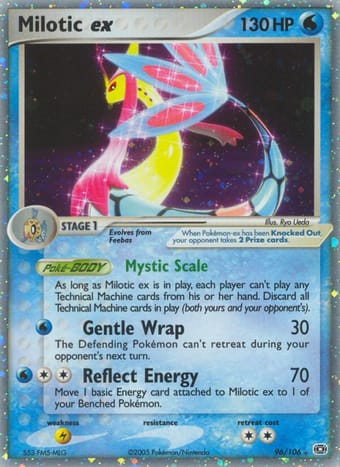 Milotic ex EX Emerald Pokemon Card