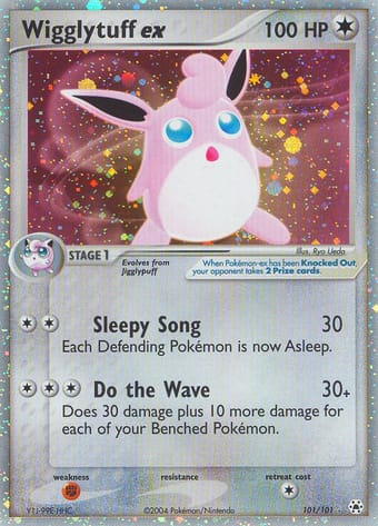 Wigglytuff ex EX Hidden Legends Pokemon Card