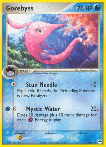Gorebyss EX Hidden Legends Pokemon Card