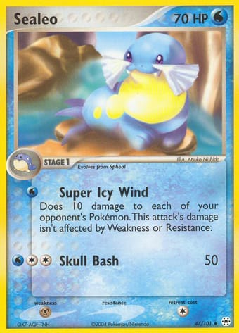 Sealeo EX Hidden Legends Pokemon Card