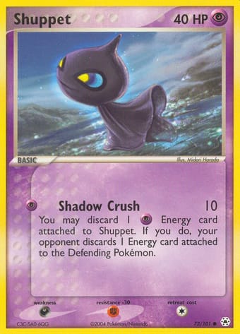 Shuppet EX Hidden Legends Pokemon Card