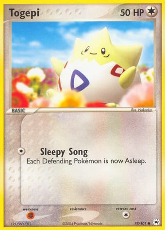 Togepi EX Hidden Legends Pokemon Card