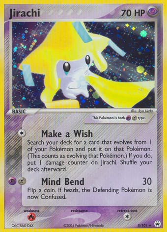 Jirachi EX Hidden Legends Pokemon Card
