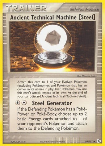 Ancient Technical Machine (Steel) EX Hidden Legends Pokemon Card