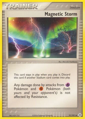 Magnetic Storm EX Hidden Legends Pokemon Card