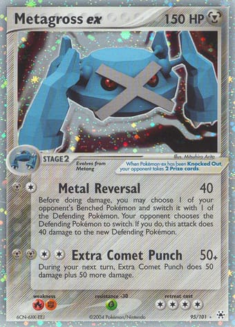 Metagross ex EX Hidden Legends Pokemon Card