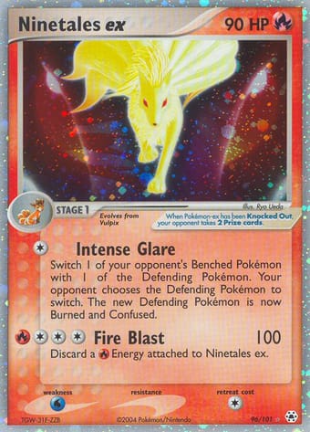 Ninetales ex EX Hidden Legends Pokemon Card