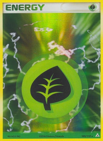 Grass Energy EX Holon Phantoms Pokemon Card