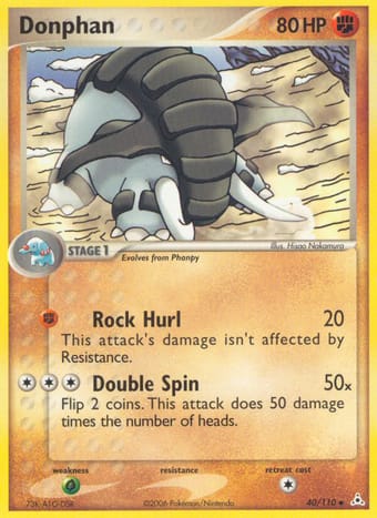 Donphan EX Holon Phantoms Pokemon Card