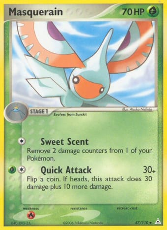 Masquerain EX Holon Phantoms Pokemon Card