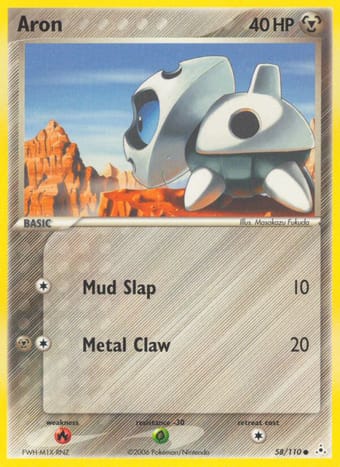 Aron EX Holon Phantoms Pokemon Card