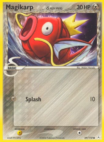 Magikarp δ EX Holon Phantoms Pokemon Card