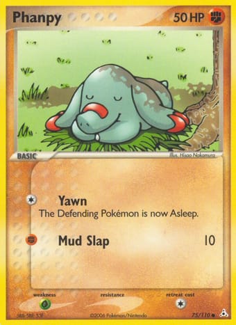 Phanpy EX Holon Phantoms Pokemon Card
