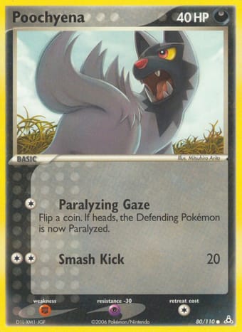 Poochyena EX Holon Phantoms Pokemon Card