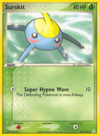 Surskit EX Holon Phantoms Pokemon Card