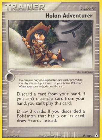 Holon Adventurer EX Holon Phantoms Pokemon Card