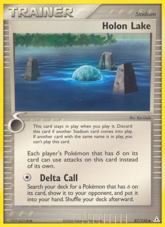Holon Lake EX Holon Phantoms Pokemon Card