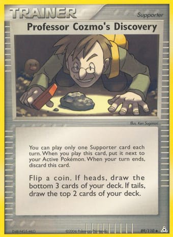 Professor Cozmo's Discovery EX Holon Phantoms Pokemon Card