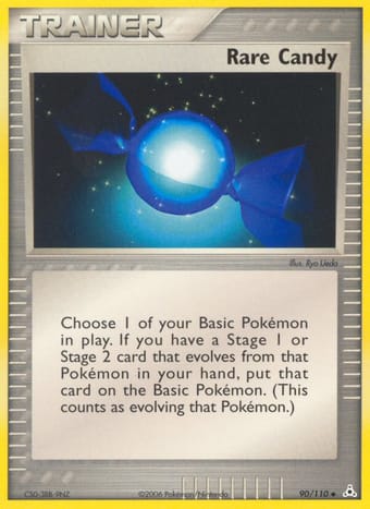 Rare Candy EX Holon Phantoms Pokemon Card