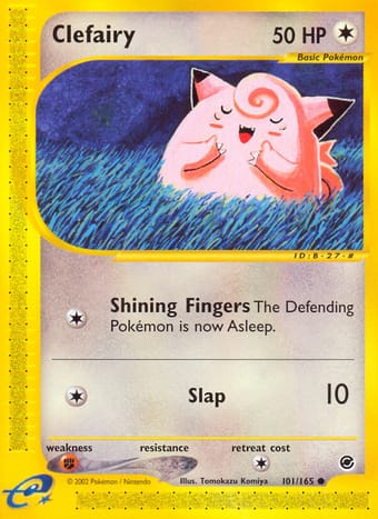 Clefairy Expedition Base Set Pokemon Card