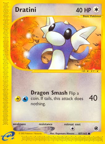 Dratini Expedition Base Set Pokemon Card