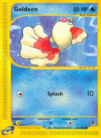 Goldeen Expedition Base Set Pokemon Card