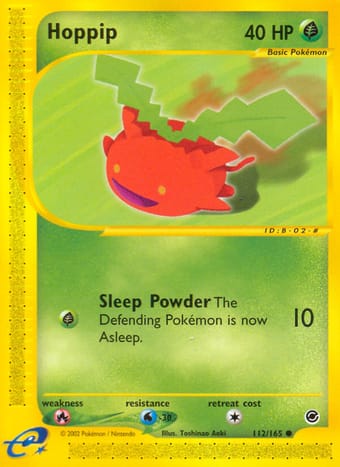 Hoppip Expedition Base Set Pokemon Card