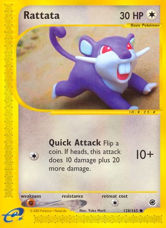 Rattata Expedition Base Set Pokemon Card