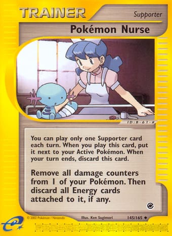 Pokemon Nurse Expedition Base Set Pokemon Card