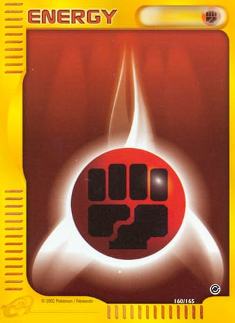 Fighting Energy Expedition Base Set Pokemon Card