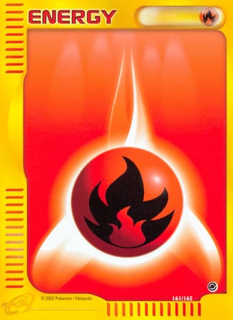 Fire Energy Expedition Base Set Pokemon Card