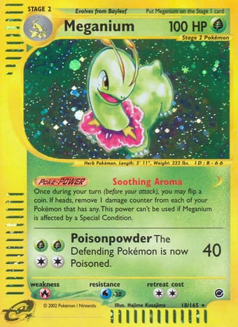 Meganium Expedition Base Set Pokemon Card