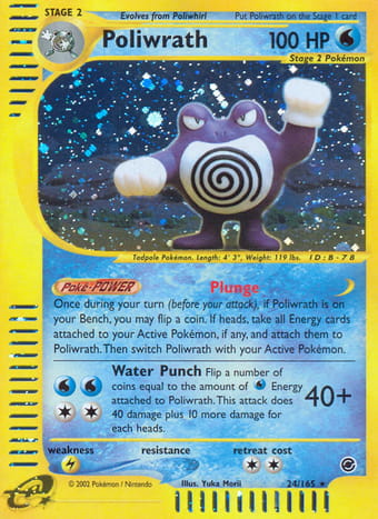 Poliwrath Expedition Base Set Pokemon Card
