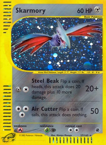 Skarmory Expedition Base Set Pokemon Card