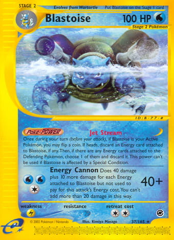 Blastoise Expedition Base Set Pokemon Card